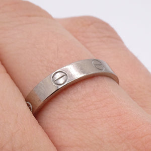 Bague en Or blanc 18K - Taille 63