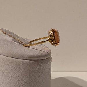 Bague en Or Jaune 18K Taille-50
