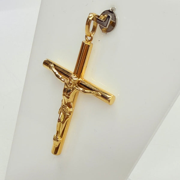 Pendentif Croix en Or Jaune 22K