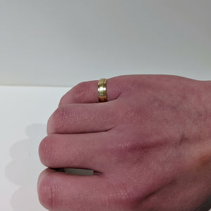 Bague en or jaune 18 carats – Taille 56