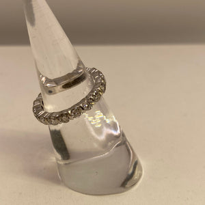 Bagues en Or Blanc avec Diamants 18K - 3.33g
