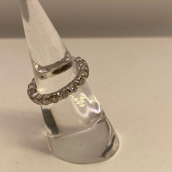 Bagues en Or Blanc avec Diamants 18K - 3.33g
