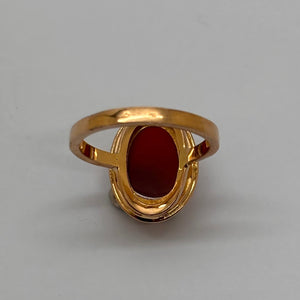 Bague en Or Jaune 18K - Taille 52