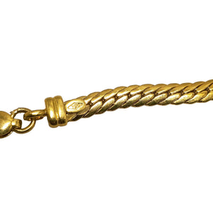 Collier Matinée Serpent en Or Jaune et Or Gris 18 Carats