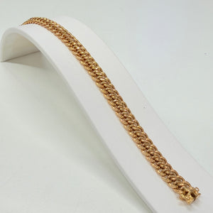 Bracelet Maille Fantaisie Or Jaune 18k