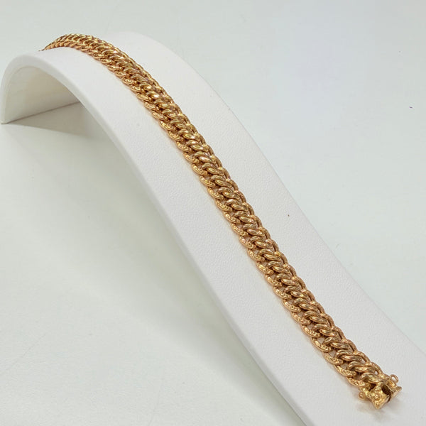 Bracelet Maille Fantaisie Or Jaune 18k