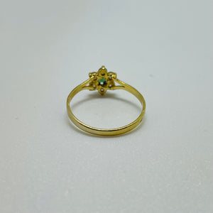 Bague Marguerite en Or Jaune 18K Taille-54