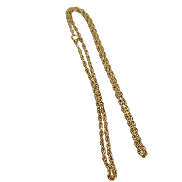 Collier Matinée en Or Jaune 18K Corde
