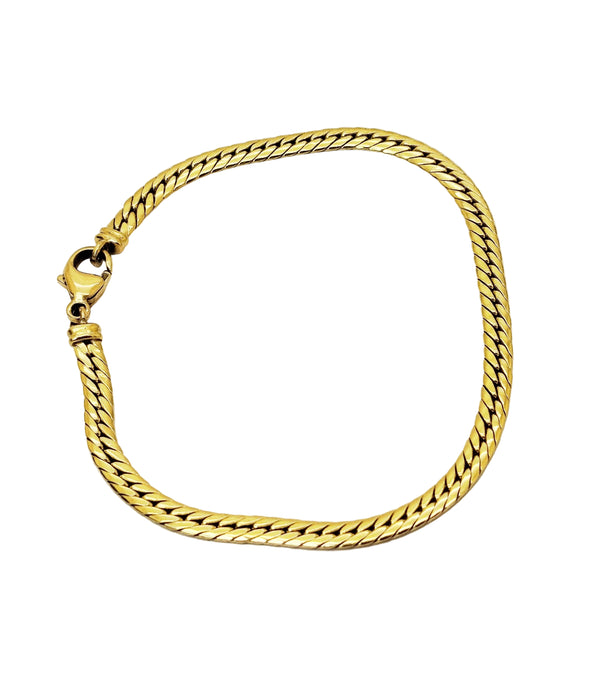 Bracelet en Or jaune 18K 16,5 cm -  4.91 Grs