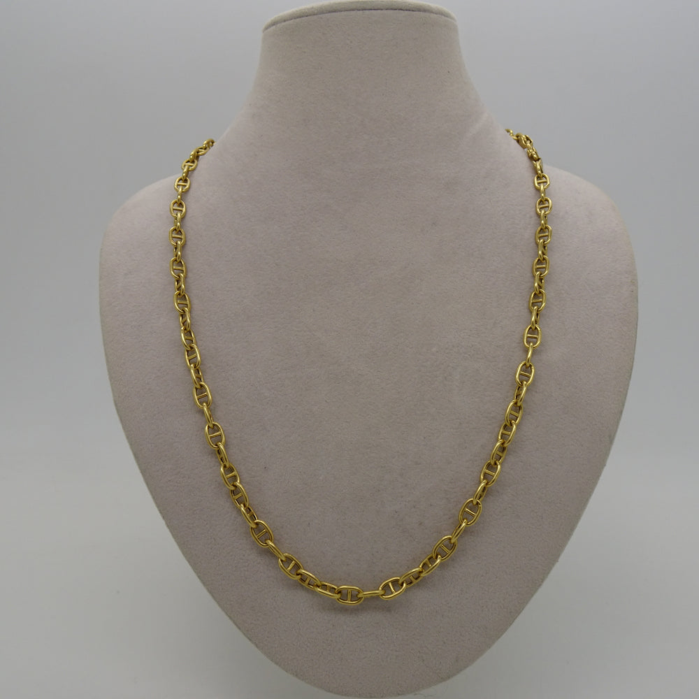 Collier Matinée en Or Jaune 18 K Maille Marine - 13.63 Grs