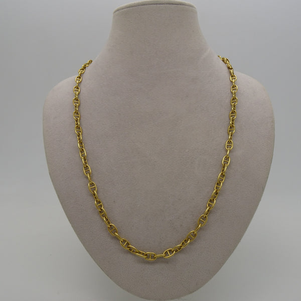 Collier Matinée en Or Jaune 18 K Maille Marine - 13.63 Grs