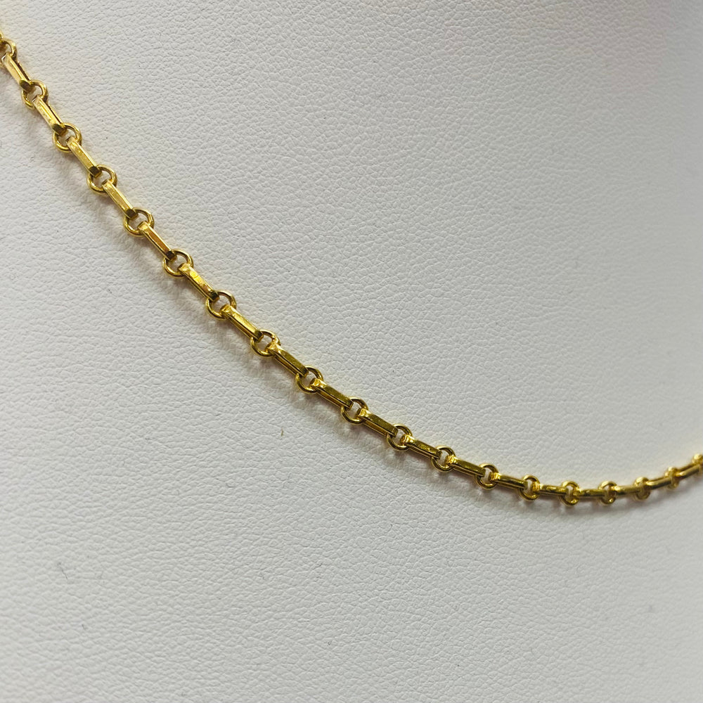 Chaîne Or jaune maille fantaisie