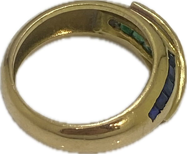 Bague en Or jaune 18K - Taille 56