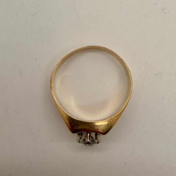 Chevalière en or jaune 18K Taille-60