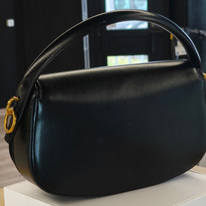 Sac à main YSL  Voltaire en cuir noir