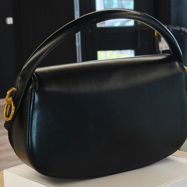 Sac à main YSL  Voltaire en cuir noir