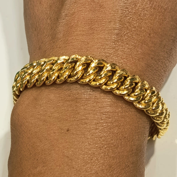 Bracelet Maille Royale Or Jaune 18 Carats