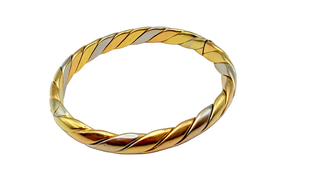 Bracelet en Or Jaune et Blanc 18K - 28.55 Grs