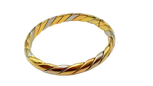 Bracelet en Or Jaune et Blanc 18K - 28.55 Grs
