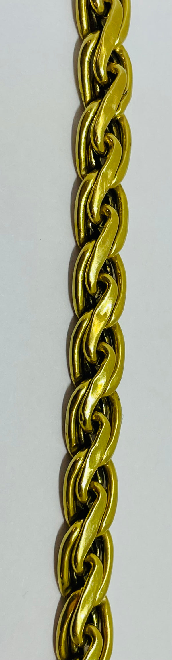 Bracelet Maillon Torsadé Or Jaune 18k - 12.3 Gr - 20 cm