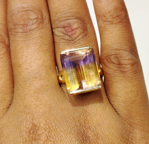 Bague en Or Jaune 18K Taille-57