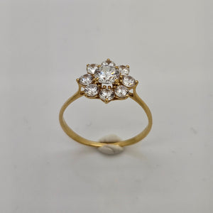 Bagues en Or jaune 18K - 2.26G - Taille 57
