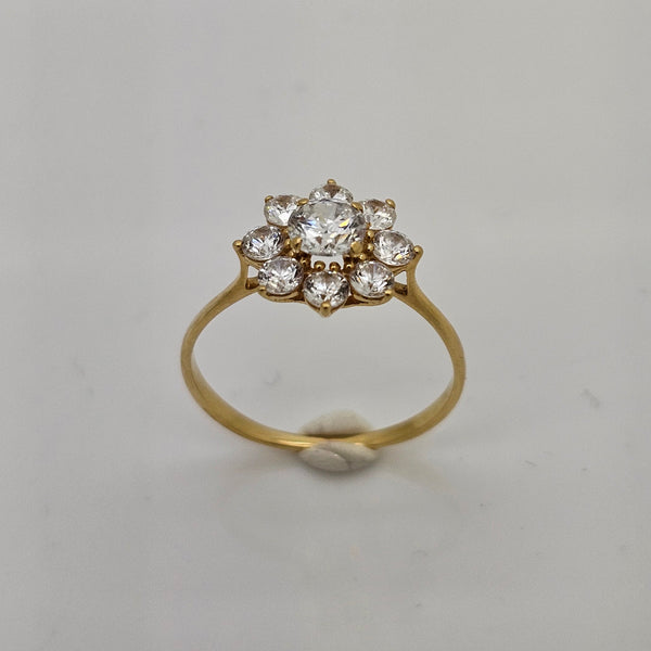 Bagues en Or jaune 18K - 2.26G - Taille 57