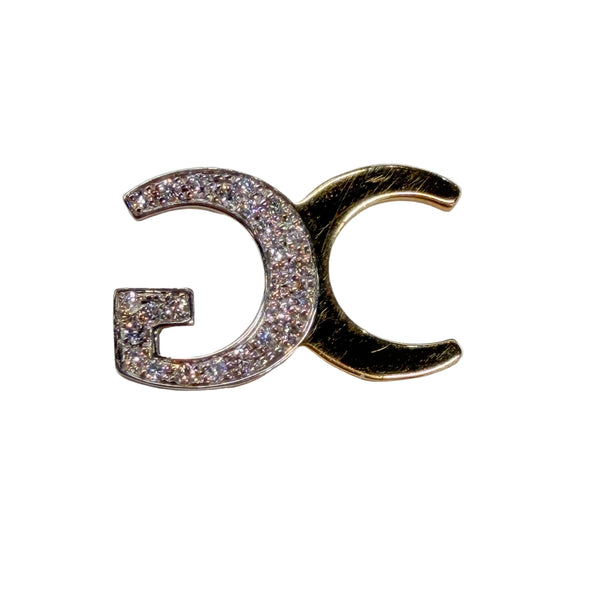Pendentif en Or Jaune 18k en diamants