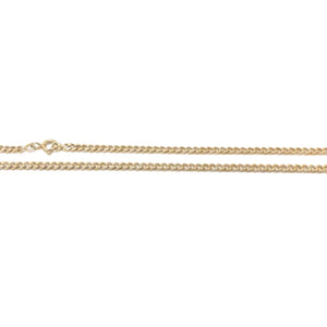 Collier Chaine Gourmette Or Jaune 18K avec Ferm