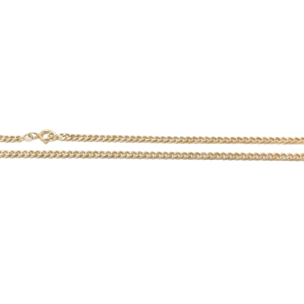 Collier Chaine Gourmette Or Jaune 18K avec Ferm