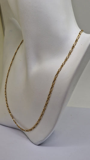 Collier Princesse Figaro en  Or Jaune 18 carats - 8.89 Grs