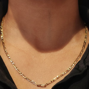 Collier Matinée Figaro Or Jaune 18K - 56 cm - 8.66gr