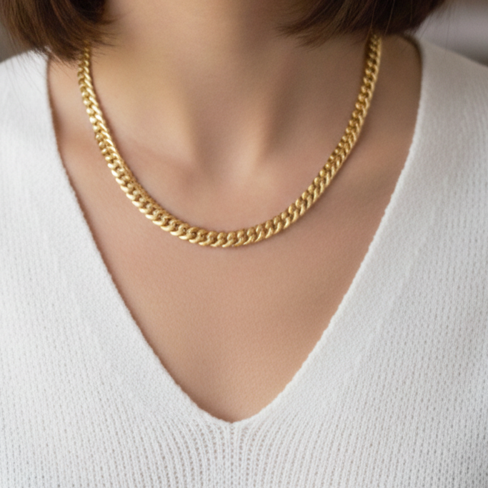 Collier en Or Jaune 18K - 17.28 Grs