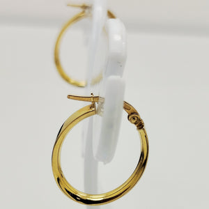 Créoles en or jaune 18K - 1.20g