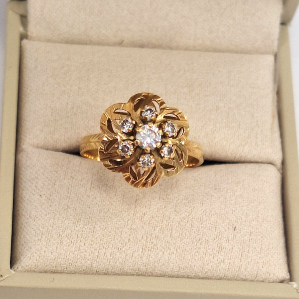 Bague Chou en Or Jaune 18K Taille-52