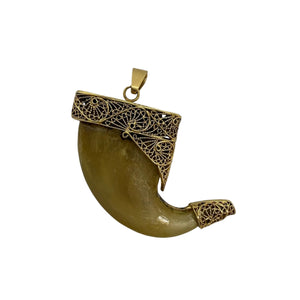 Pendentif Griffe de Félin en Or Jaune 18k - 12.12 G