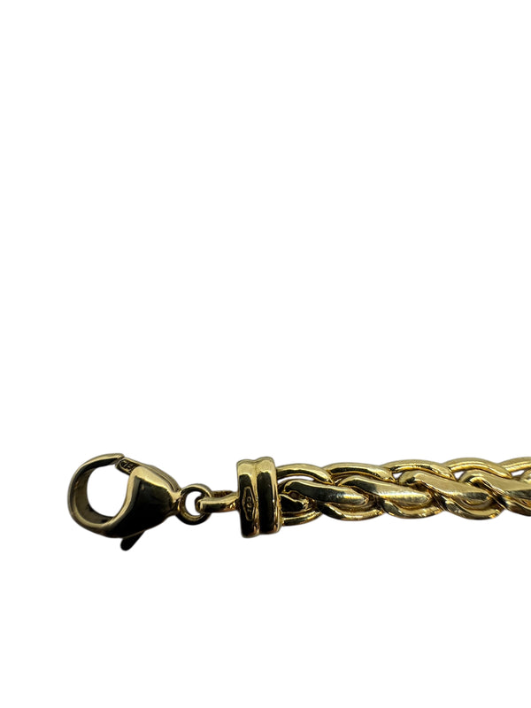 Bracelet Gourmette en Or Jaune 18K Poids-5.85g