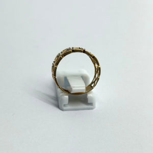 Bague en Or Jaune 18 K - Taille 54 - 2.24 G