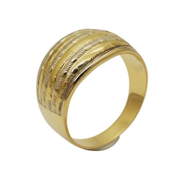 Bague en Or Jaune 18k - 5.36 G