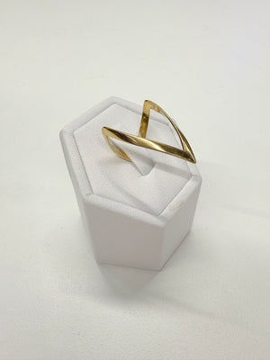 Bague africaine en Or jaune 18K T55