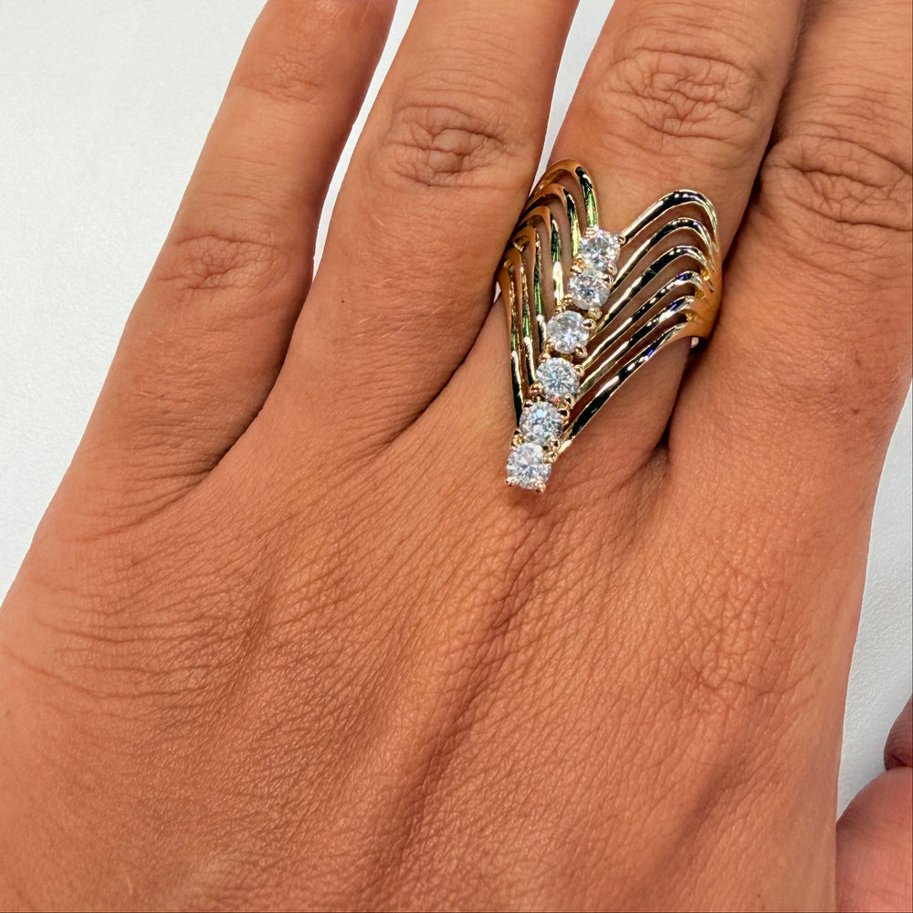 Bagues en Or Jaune 18K - Taille 58