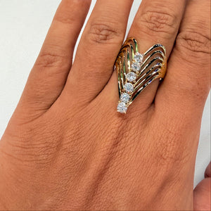 Bagues en Or Jaune 18K - Taille 58