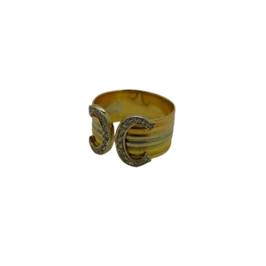 Bague en Or avec Diamants 18 K - Taille 58