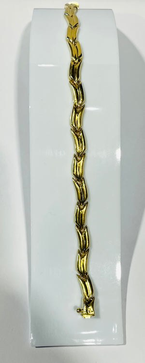 Bracelet Maillon Or Jaune 18 K - 11.22 G
