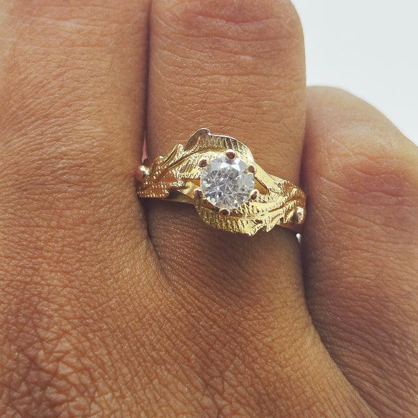 Bague en or jaune 18K - 3.39 Grs - Taille 55