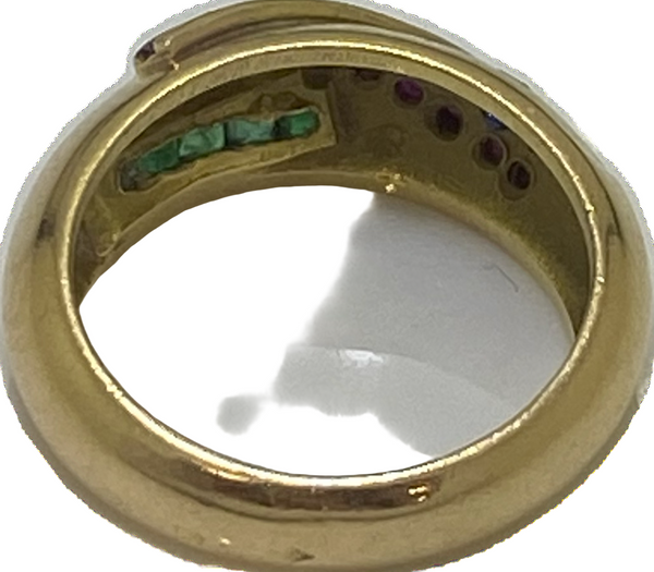 Bague en Or jaune 18K - Taille 56