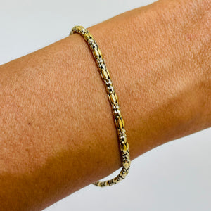 Bracelet fantaisie en or 18 K - 4.46 G