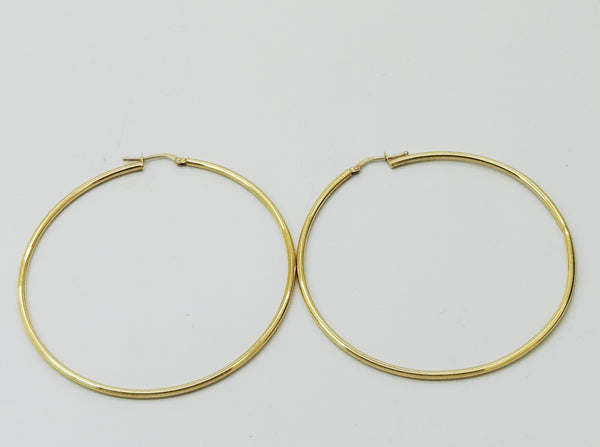 Créoles en Or Jaune 18K - 3.77G