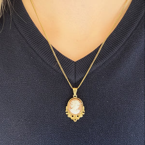 Camée en Or Jaune 18k