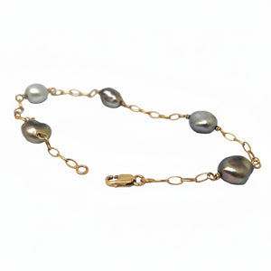 Bracelet maille forçat en or jaune 18 car